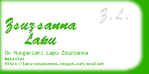 zsuzsanna lapu business card